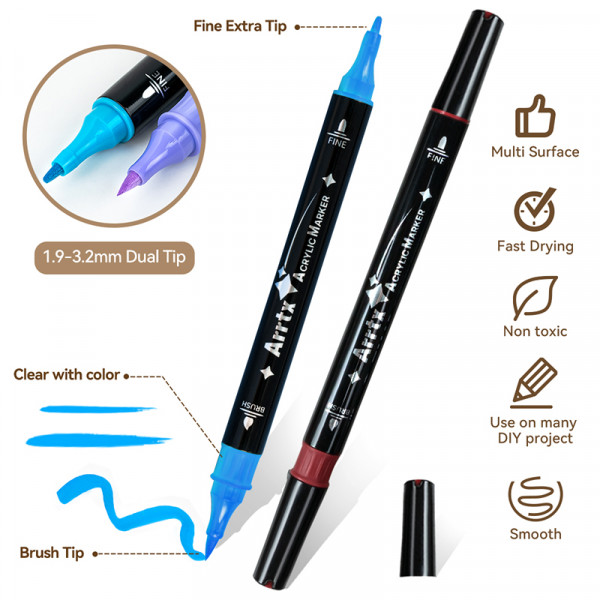 Фото - Набір маркерів Arrtx AACM-03-32 32 кольори (LC302802)
