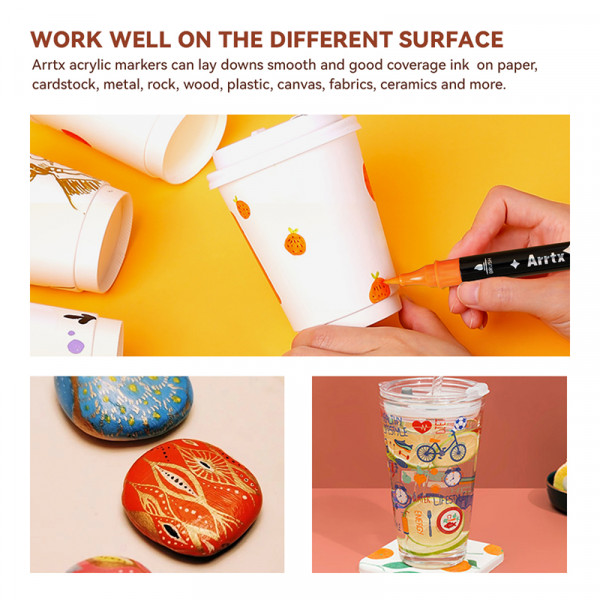 Фото - Набір маркерів Arrtx AACM-03-32 32 кольори (LC302802)