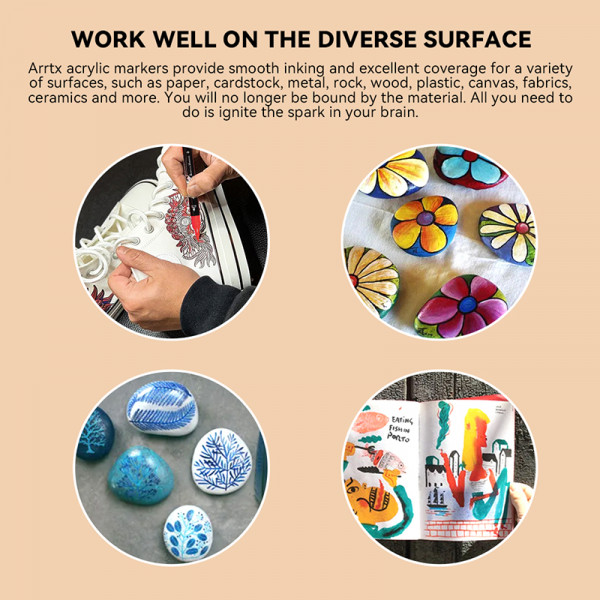 Фото - Набір маркерів Arrtx AACM-03-32 32 кольори (LC302802)