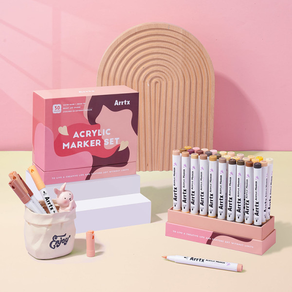 Фото - Набір маркерів Arrtx 30c Brush Tip (LC304318)