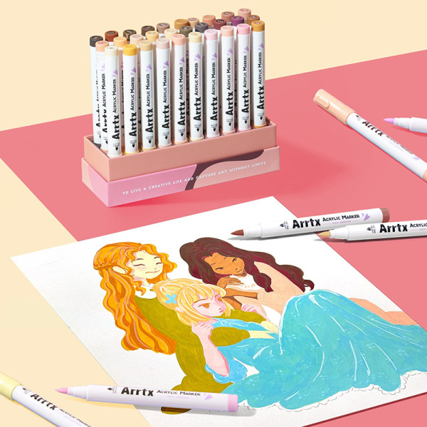 Фото - Набір маркерів Arrtx 30c Brush Tip (LC304318)