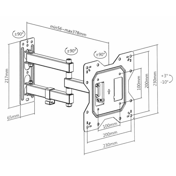Фото - Кріплення для телевізора ITECHmount LCD523B