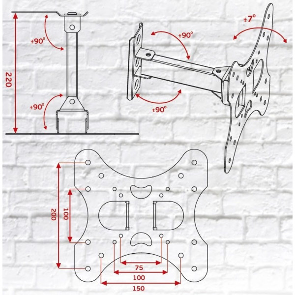 Фото - Крепление для телевизора AVATech КБ-805-GRAY