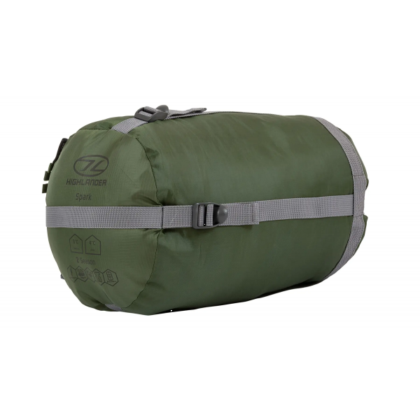 Фото - Спальний мішок Highlander Phoenix Spark Olive Green Left (SB242-OG)