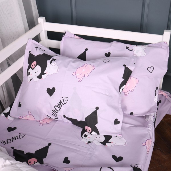 Фото - Комплект постільної білизни MirSon Бязь Kids Time 17-0883 Magic Kuromi 175х210 см (2200012199077)