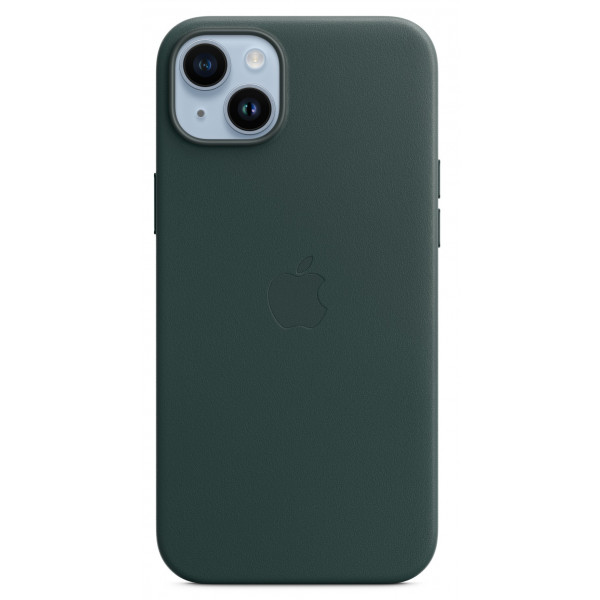 Фото - Чехол для смартфона Apple iPhone 14 Plus Leather Case with MagSafe - Forest Green (MPPA3)