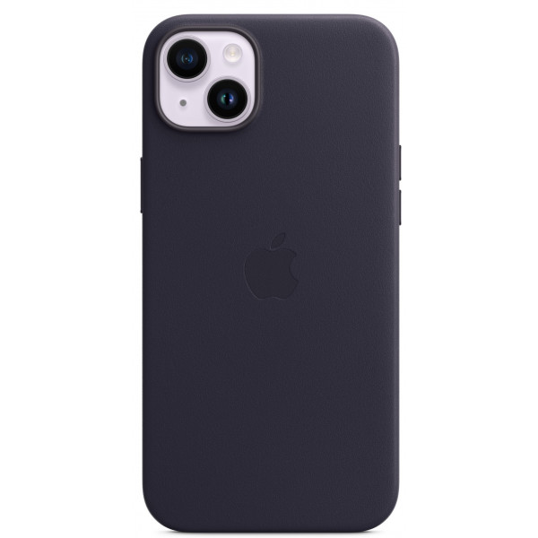 Фото - Чохол для смартфону Apple iPhone 14 Plus Leather Case with MagSafe - Ink (MPPC3)