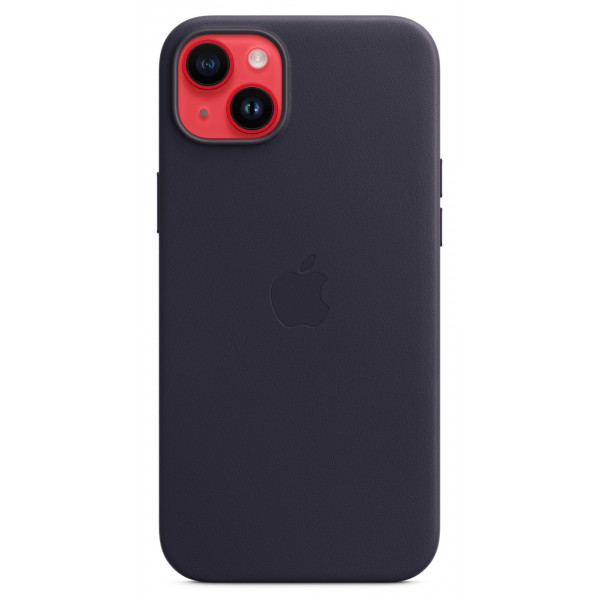 Фото - Чохол для смартфону Apple iPhone 14 Plus Leather Case with MagSafe - Ink (MPPC3)