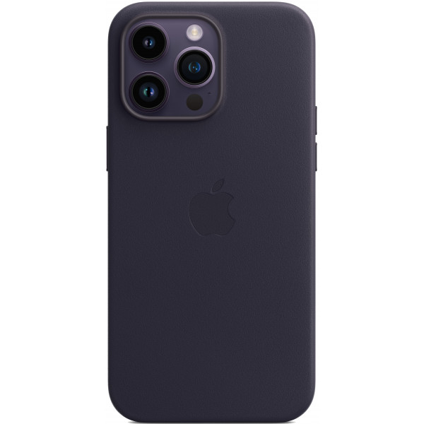 Фото - Чехол для смартфона Apple iPhone 14 Pro Max Leather Case with MagSafe - Ink (MPPP3) Фото - Чехол для смартфона Apple iPhone 14 Pro Max Leather Case with MagSafe - Ink (MPPP3)