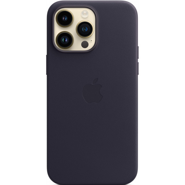 Фото - Чехол для смартфона Apple iPhone 14 Pro Max Leather Case with MagSafe - Ink (MPPP3)