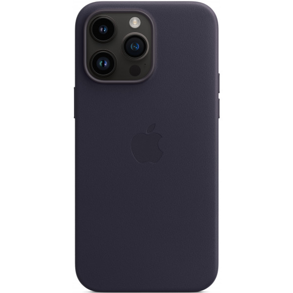Фото - Чехол для смартфона Apple iPhone 14 Pro Max Leather Case with MagSafe - Ink (MPPP3)