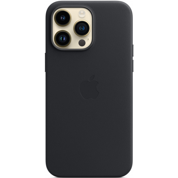 Фото - Чехол для смартфона Apple iPhone 14 Pro Max Leather Case with MagSafe - Midnight (MPPM3)