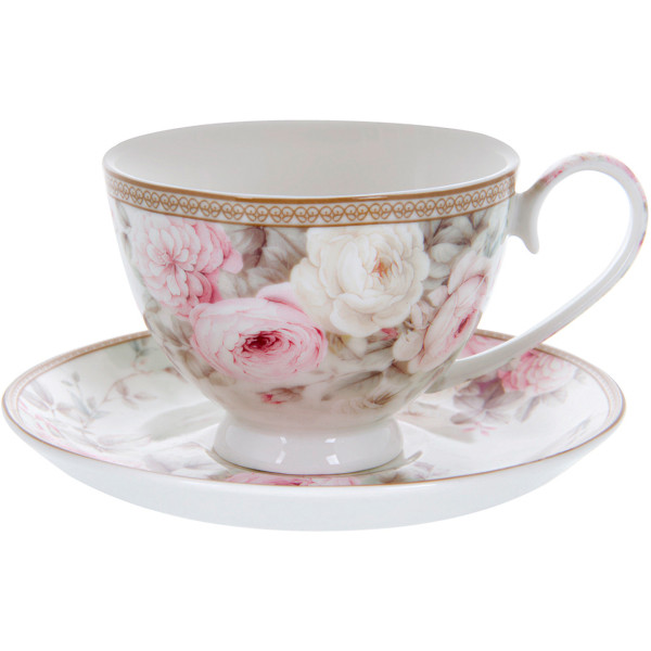 Фото - Набір чашок Lefard Англійська троянда 250 мл 4 пр. (924-850)