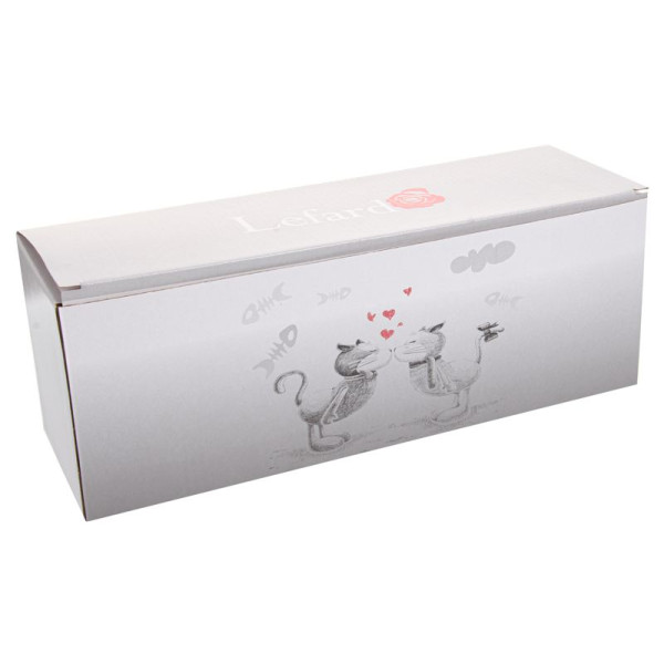 Фото - Набір ємностей для сипучих Lefard Коты 450 мл 10х10х11 см (940-252)