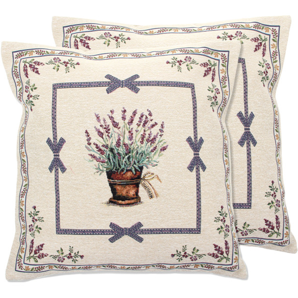 Фото - Наволочка Lefard гобеленовая Lilac 47х47 см (716-092)