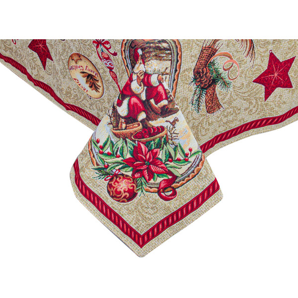 Фото - Скатерть прямоугольная Lefard гобеленовая Santa claus 140x180 см (732-182)
