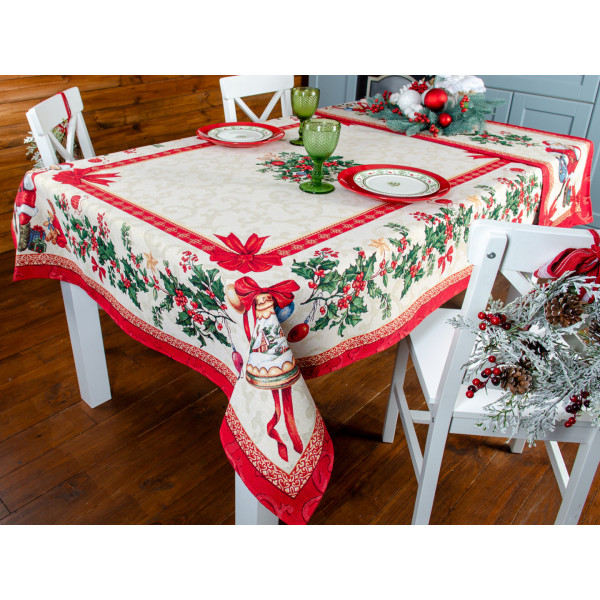 Фото - Скатерть прямоугольная Lefard гобеленовая Loop 140x180 см (732-228)