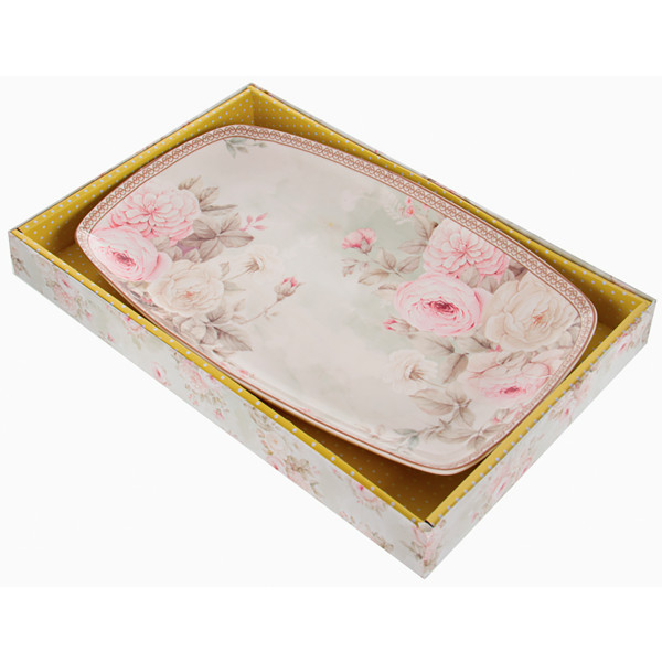 Фото - Блюдо Lefard Английская роза 30x19 см (924-852)