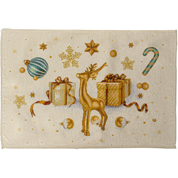 Фото - Серветка для сервірування Lefard Різдвяна історія/Baloo Lurex 35х50 см (732-381)