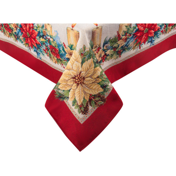 Фото - Скатертина квадратна Lefard гобеленова Catalina 100х100 см (732-361)