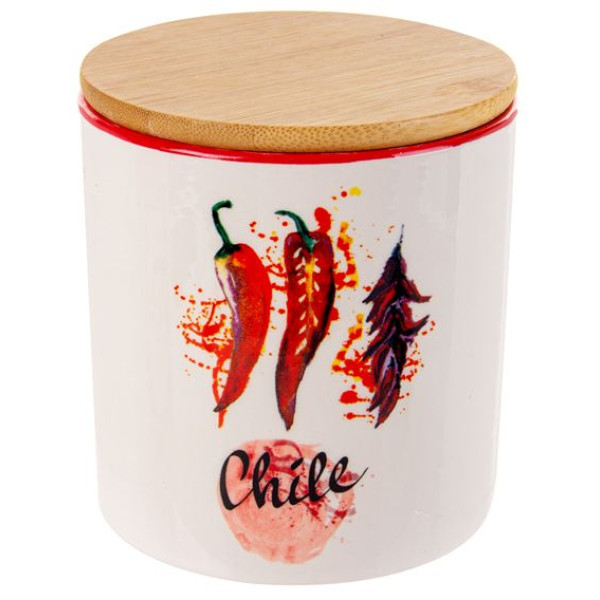 Фото - Ємність для сипучих Lefard Hot vegetables 450 мл 10x11 см (940-291-1)