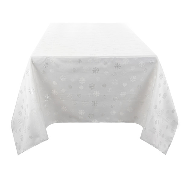Фото - Скатертина прямокутна Lefard Karen lurex teflon plata 160х180 см (715-340)