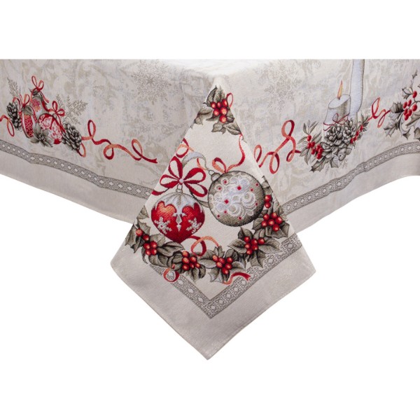 Фото - Скатерть прямоугольная Lefard kris lurex 100х100 см (732-311)