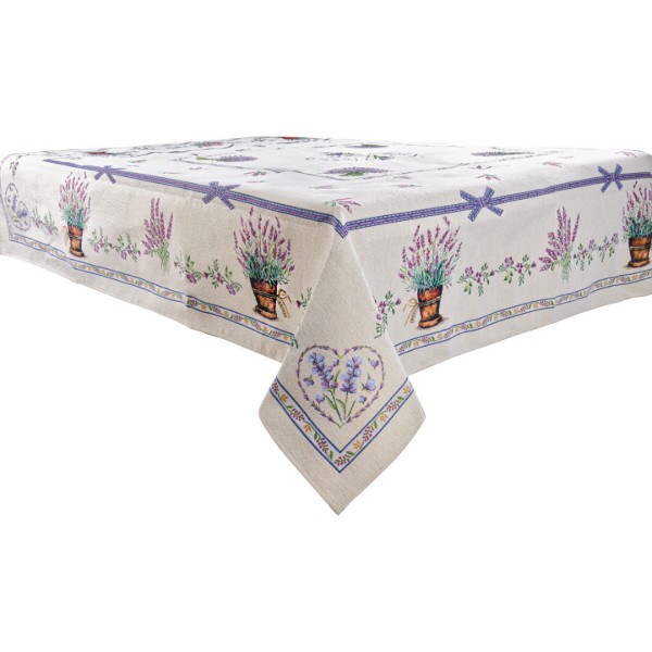 Фото - Скатерть прямоугольная Lefard Lilac 140х180 см (716-052)