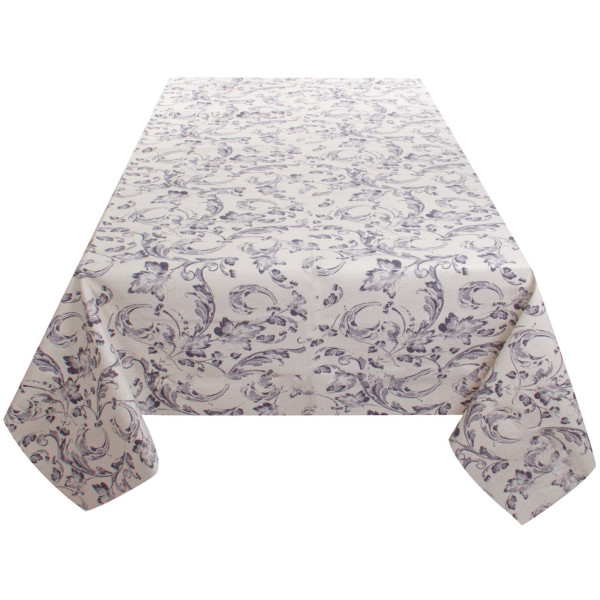 Фото - Скатерть квадратная Lefard Ornamental серый 140х140 см (715-382)