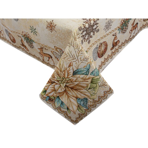 Фото - Скатертина прямокутна Lefard TINSEL LUREX 140x180 см (715-389) Фото - Скатертина прямокутна Lefard TINSEL LUREX 140x180 см (715-389)