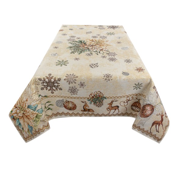 Фото - Скатертина прямокутна Lefard TINSEL LUREX 140x180 см (715-389)