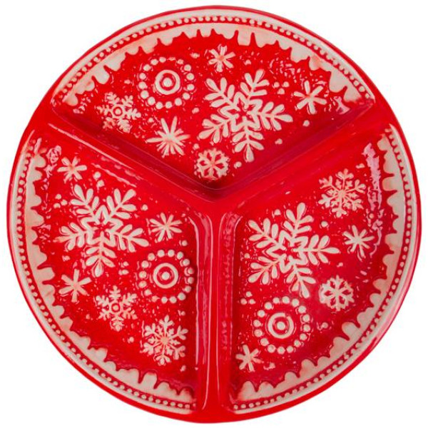 Фото - Менажница Lefard Snowflake 27 см (824-005) Фото - Менажница Lefard Snowflake 27 см (824-005)