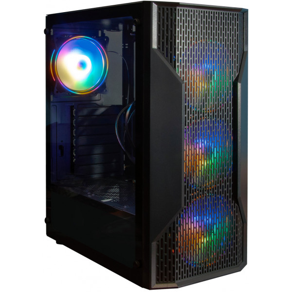 Фото - Корпус Frime Legion Black USB 3.0 без БЖ (Legion-U3-GLS-4DTRMLT16.6WP)