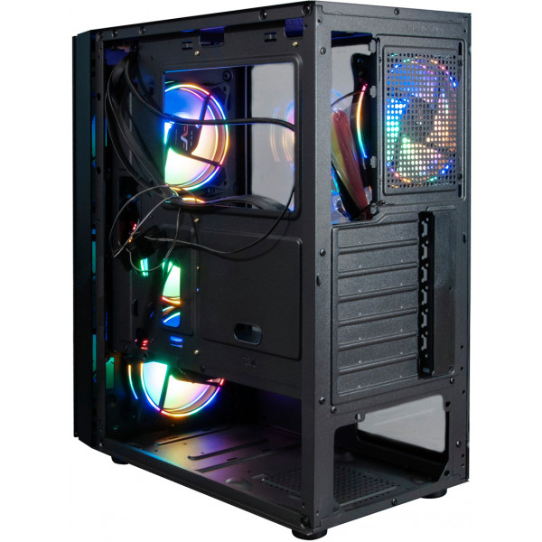 Фото - Корпус Frime Legion Black USB 3.0 без БЖ (Legion-U3-GLS-4DTRMLT16.6WP)