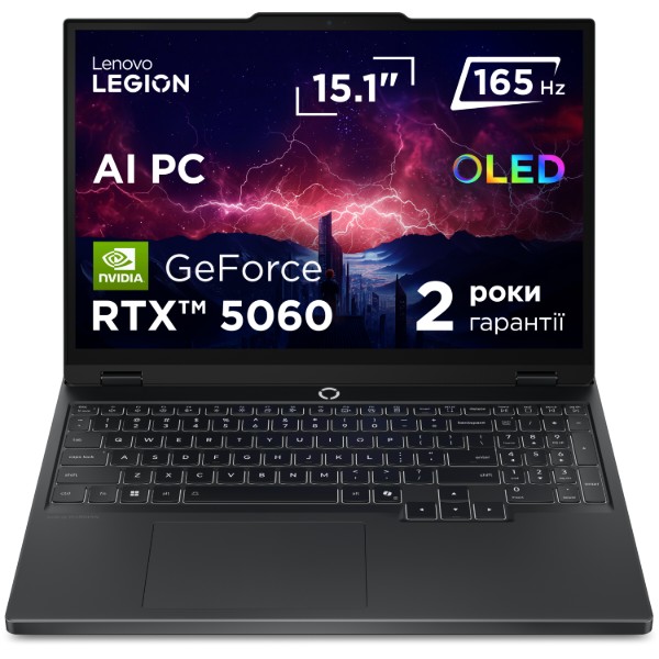Фото - Ноутбук игровой Lenovo Legion 5 15AHP10 (83M0001KRA) Eclipse Black