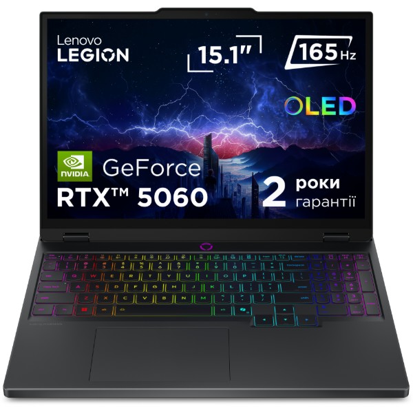 Фото - Ноутбук игровой Lenovo Legion 5 15IRX10 (83LY00F0RA) Eclipse Black