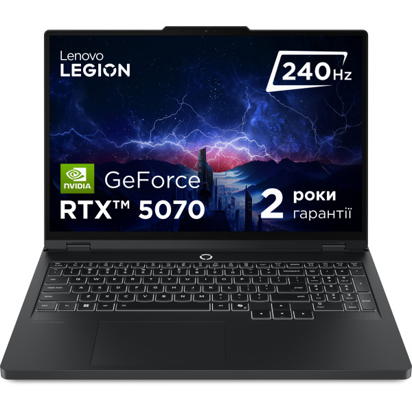 Фото - Ноутбук ігровий Lenovo Legion Pro 5 16IRX10 (83NN005QRA) Eclipse Black