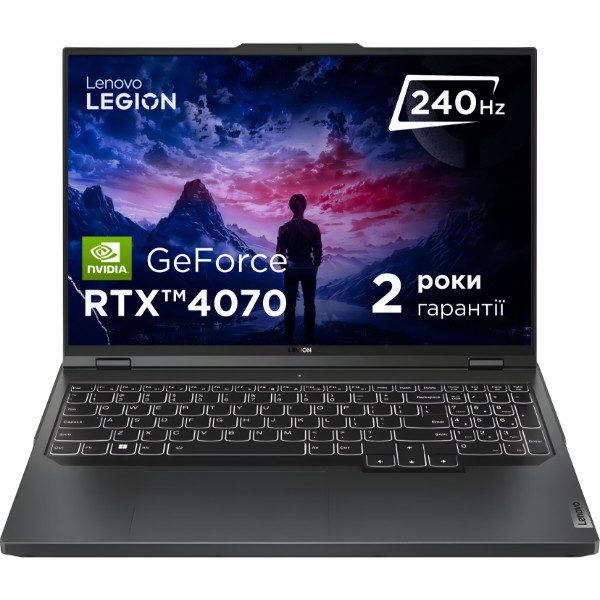 Фото - Ноутбук ігровий Lenovo Legion Pro 5 16IRX8 (82WK00KJRA) Onyx Grey