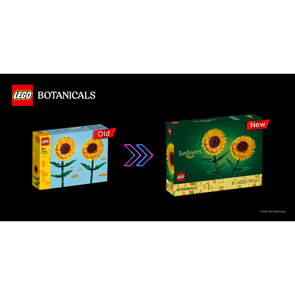 Фото -  LEGO Botanicals Соняшники (40524)