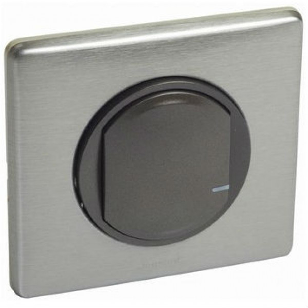 Фото - Бездротовий вимикач Legrand Celiane with Netatmo 1-клавішний Графіт (064893)