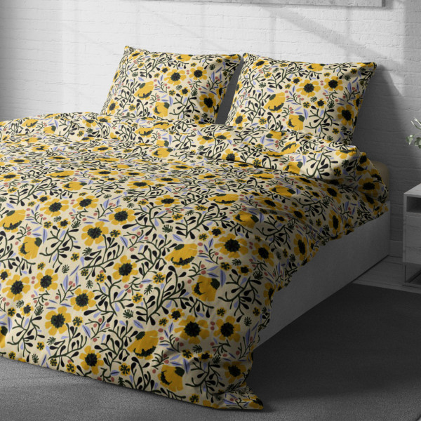 Фото - Комплект постільної білизни Lelit Р-0205 Полісатин євро (1200216)