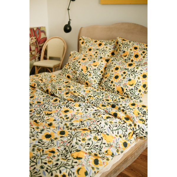 Фото - Комплект постільної білизни Lelit Р-0205 Полісатин сімейна (1200217)