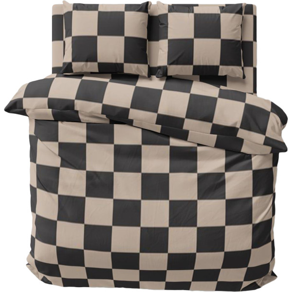 Фото - Комплект постільної білизни Lelit Бежево-Чорний P-0158 євро (1196912) Фото - Комплект постільної білизни Lelit Бежево-Чорний P-0158 євро (1196912)