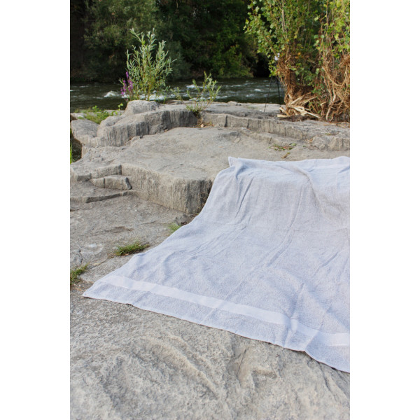 Фото - Рушник банний Lelit Сірий 100х150 см 8040 (1201004)