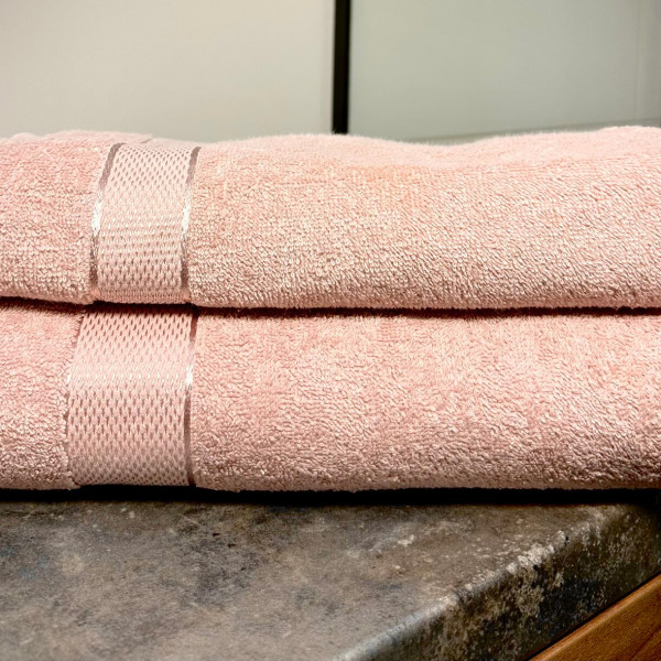 Фото - Рушник банний Lelit Рожевий 70х140 см 8075 (1199229)