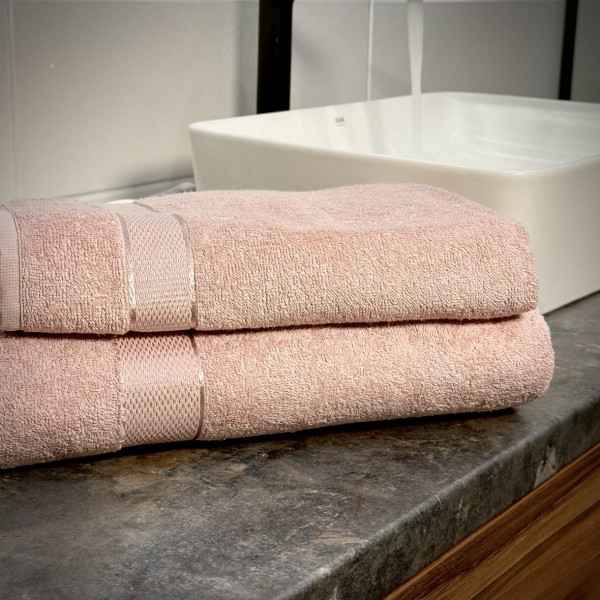 Фото - Рушник банний Lelit Рожевий 70х140 см 8075 (1199229)