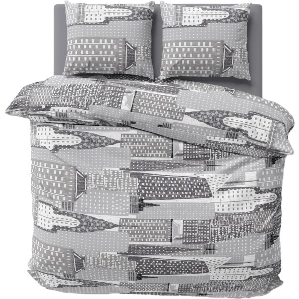 Фото - Комплект постільної білизни Lelit Бязь Сірий з принтом B-1185 полуторний (1198745) Фото - Комплект постільної білизни Lelit Бязь Сірий з принтом B-1185 полуторний (1198745)
