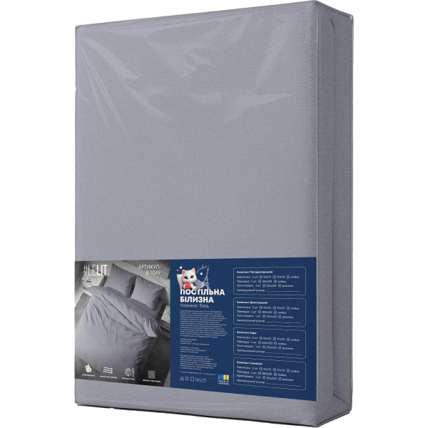 Фото - Комплект постільної білизни Lelit B-1237 Бязь Євро (1202983)