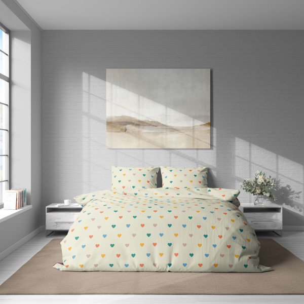 Фото - Комплект постільної білизни Lelit Поплін L-2056 сімейний (1199238)