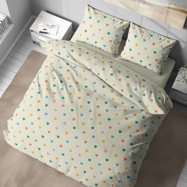 Фото - Комплект постільної білизни Lelit Поплін L-2056 полуторний (1199235)